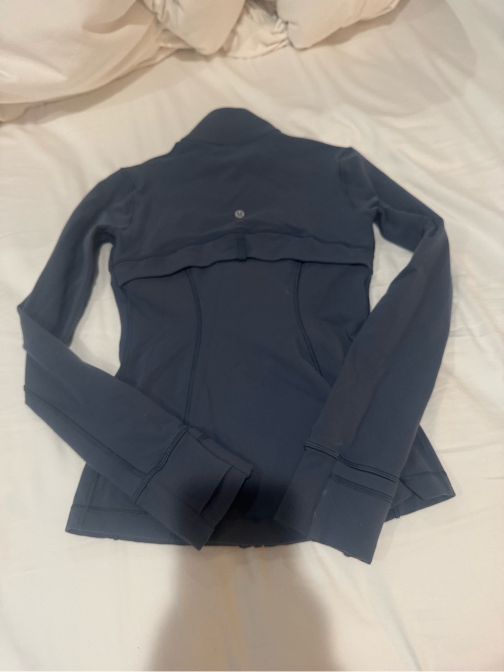 Lululemon Define Jacket Size 2 Blue Zip Up Athletic Slim Fit - Picture 5 of 8